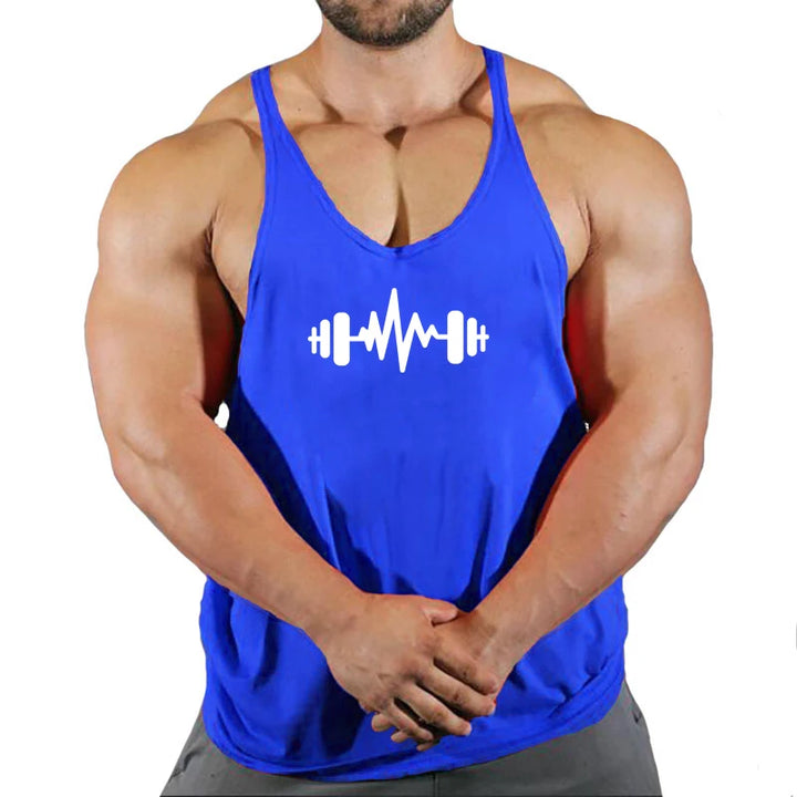 Men Tank Top Men Stringer Tank Top Fitness Singlet Sleeveless Shirt Workout Man Undershirt Clothing New