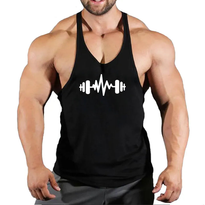 Men Tank Top Men Stringer Tank Top Fitness Singlet Sleeveless Shirt Workout Man Undershirt Clothing New