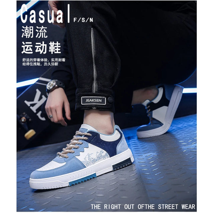 Men's Sneakers Flat Student Shoes Breathable Fashion