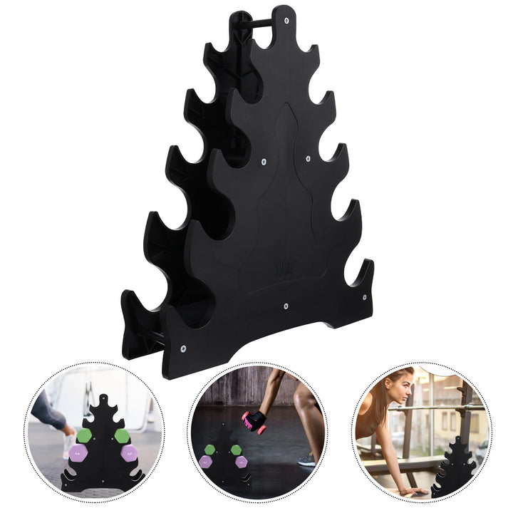 Shelf Fitness Fixing Triangle Shaped Stand Dumbbell Storage Bracket Rack Holder Stand Gym Accessories